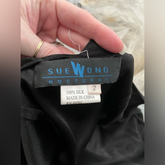 ‼️FM‼️EUVC Sue Wong Nocturne Black 2 Bias Cut - Picture 11 of 12